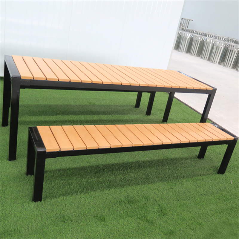 Factory Wholesale Park Reclaimed Wood Picnic Table Outdoor Supplier 7