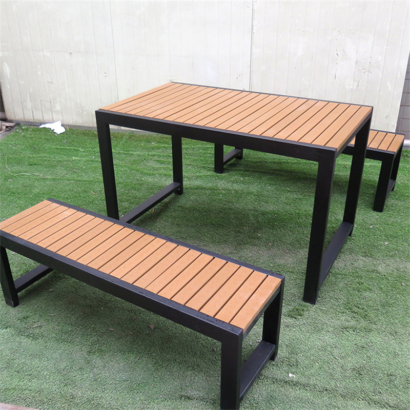 Wholesale Outside Street Commercial Plastic Wood Outdoor Table Manufacturer 4